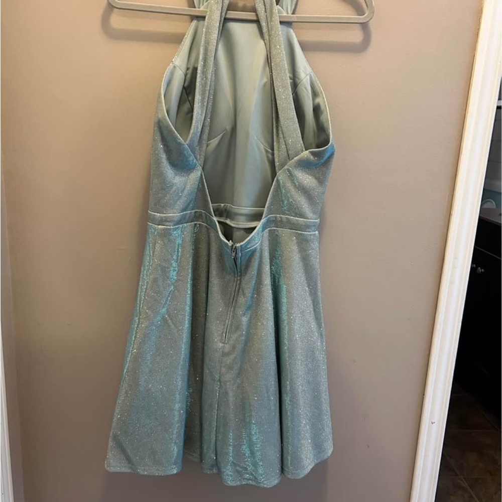 Sparkling Halter Dress